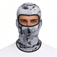 thumbnail image 4 of JoveMarine Camouflage Neck Gaiter Face Mask - Sunscreen Breathable Quick Dry for Men Outdoor Cycling Motorcycle Helmet Liner Skull Cap Face Protection from Sun,R, 4 of 4