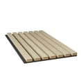 thumbnail image 5 of Ekena Millwork AcoustixPro Noise Cancelling Traditional Medium Slat Wall Panel 11"W x 94 1/2"H, White Wash (2 Pack), 5 of 7