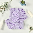 thumbnail image 6 of Coolnut Purple Lavender Towel Set of 3 with Bath Towel, Hand Towel and Wash Cloth, Soft, Quick Drying and Comfortable Winter Towels for Bathroom Kitchen Home Travel Hotel Gym Washcloth Gift, 6 of 7