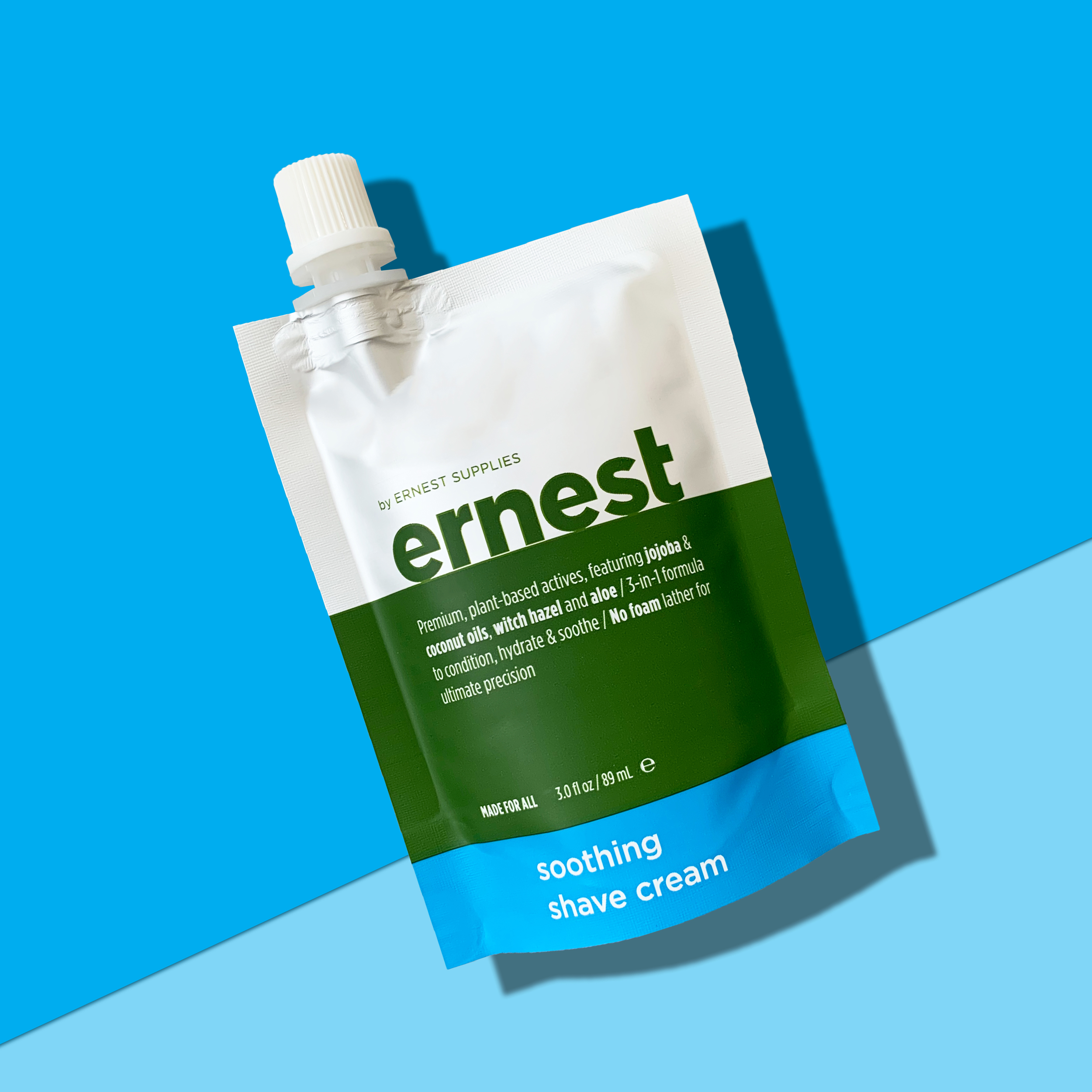 ernest by Ernest Supplies Soothing Shave Cream: 3-in-1 Pre-Shave, Shave Cream, and After Shave, 3 Oz - image 3 of 5