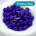 thumbnail image 2 of Topboutique Glass Beads 150 Pcs 8 mm Crystal Beads Round Spacer Beads Crystal Glass Beads for Earring Bracelet Necklace Key Chains Jewelry DIY Craft Making,Decoration and Vase Filler,Royal Blue, 2 of 5