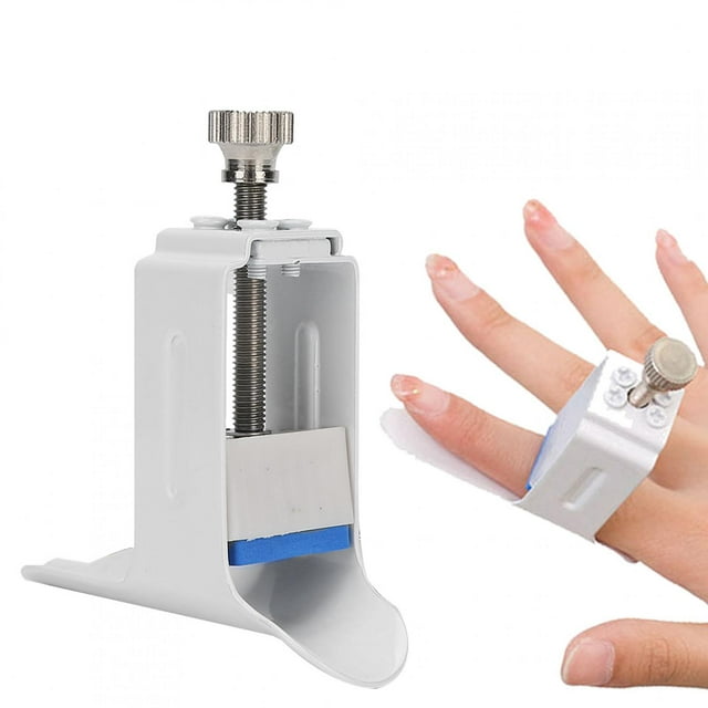 Appareil de Rééducation des Doigts, Support d'Articulation des Doigts Blancs, Adulte Ferme pour l'Arthrite des Mains Correction des Doigts Orthodontique des Doigts