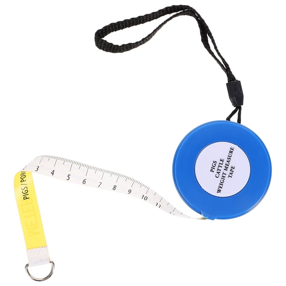 Worgeous Goat and Cattle Weight Measuring Tape 2.5 Meters Multipurpose Animal Measure Tape 2pcs