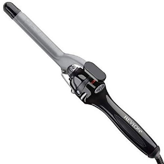 Revlon Perfect Heat Curling Iron for Tight Bouncy Curls - Ceramic, 0.75 in Barrel - Black