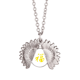 thumbnail image 1 of Pluma fluida de oro Collar de girasol collar collar collar colgante, 1 of 3