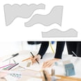 thumbnail image 3 of maskred Acrylic Quilting Template Ruler Sewing Pattern Tailor Mat S Bowl, 3 of 5