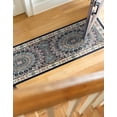 thumbnail image 4 of Unique Loom Narenj Collection Area Rug - Adams (2' 6" x 8' Runner Navy Blue/Beige), 4 of 6