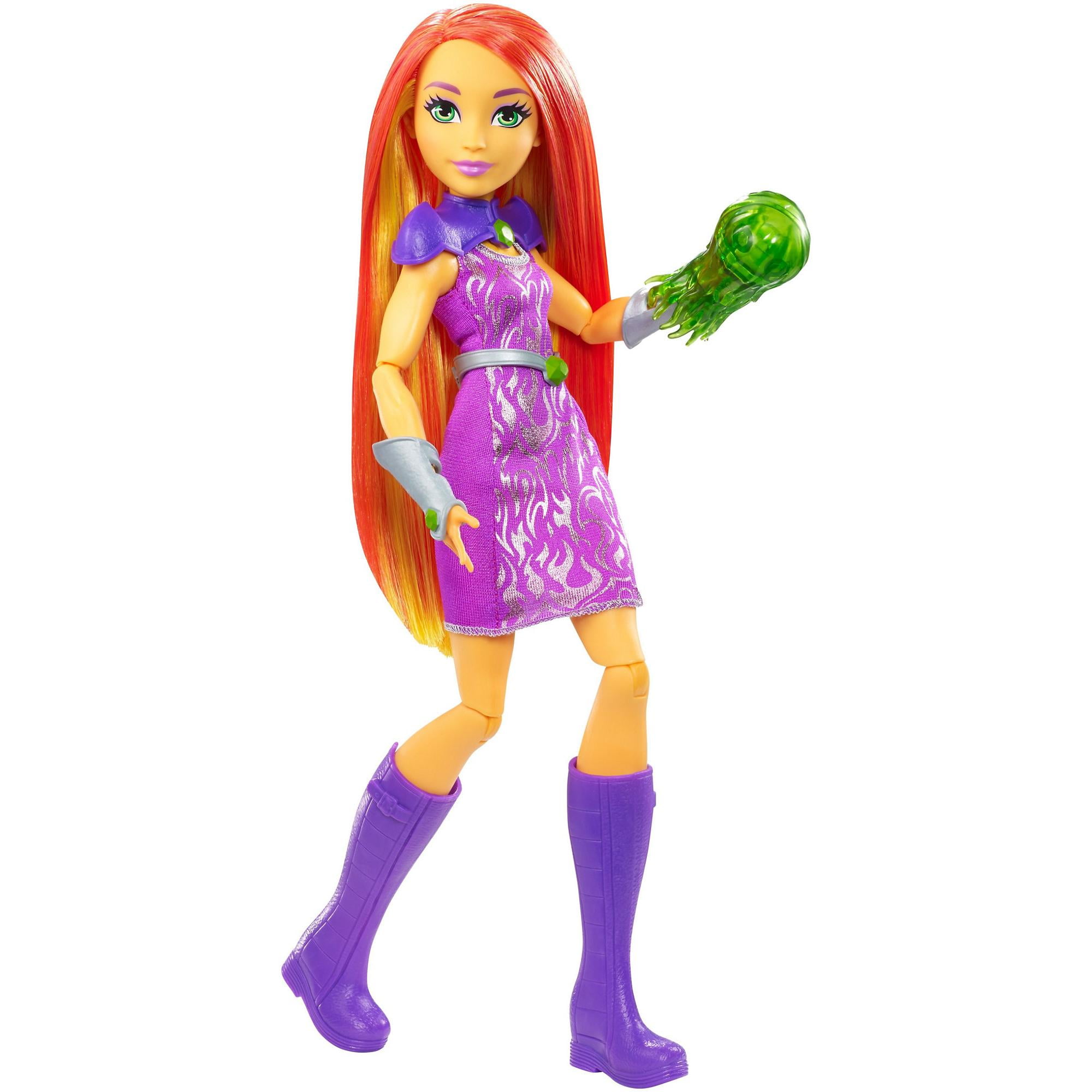 Mattel DC Super Hero Girls Premium Starfire Action Doll 12" 