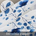 thumbnail image 7 of Seasonal Botanical Blooms Throw Pillow Cover 20 x 26 Inch Decorative Pillow Cover Blue Floral Watercolor Lumbar Pillowcase Seasonal Rectangle Cushion Case for Couch Sofa Bed Living Room, 7 of 7