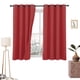 thumbnail image 1 of Cortinas Blackout 275cm Ancho X 160cm Alto - En 2 Páneles (ROJO), 1 of 1