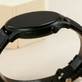 thumbnail image 4 of HAOPINSH Sleek Black Smart Watch with Leather Strap - Bluetooth Call, Heart Rate Monitor, NFC, Waterproof (GT Series), 4 of 4