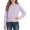 Purple, variant on Bmisegm Girls Tops Children Kids Fall Winter Long Sleeve Crewneck Solid Basic Tee for Boys and Girls 1-7 Years Boys T Shirts Light Green 4-5 Years