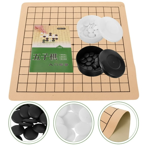 FOMIYES 1 Set Chinese Chess and Go Set Simple Design Educational Indoor and Outdoor Use for Students and Adults