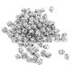 thumbnail image 5 of 100 cuentas bicono de calabaza de plata tibetana, espaciador de 4 mm, accesorios de joyería DIY, 5 of 7