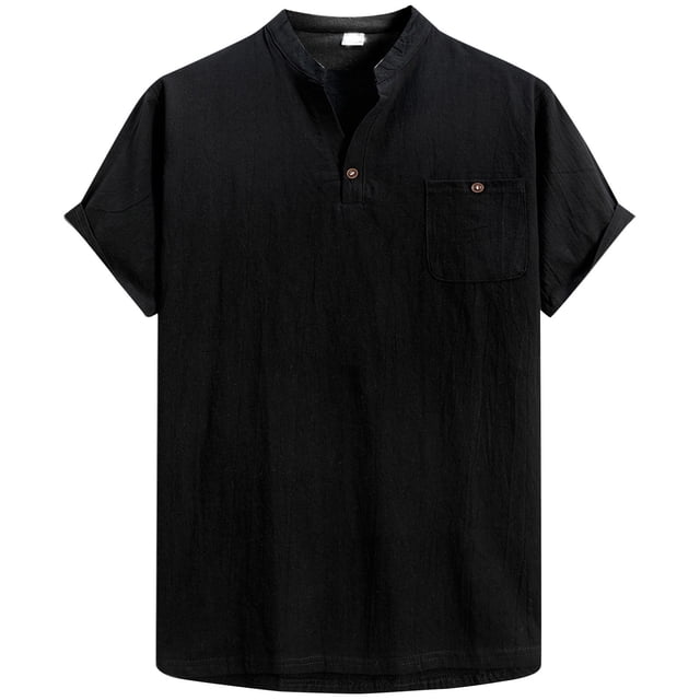 SOMOWI Mens Tshirts Multipack Comfort Fit Crew Neck Soft Blend Basic Everyday Wear Black Fall Tops Trendy L