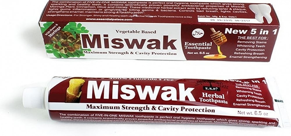 miswak essential toothpaste
