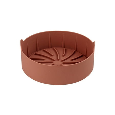 

Carolilly Air Fryer Pot Reusable Oven Baking Mat Basket Oven Accessories Replacement of Parchment