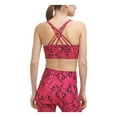 thumbnail image 2 of DKNY SPORT Intimates Pink Embossed Strappy Back Sports Bra M, 2 of 4