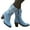 Light blue, variant on Cowgirl Mid Calf Boots for Women Denim Heel Cowboy Western Dress Walking Booties