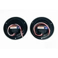 thumbnail image 2 of LIBRA (2) Red 10 LED 4" Round Truck Trailer Brake Stop Turn Tail Lights Surface Mount w/Chrome Bezel, 2 of 2