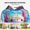 thumbnail image 4 of Haiem Cute Underwater Axolotl for Women's Fashion Hoodies & Sweatshirts with Kangaroo Pocket,Hooded Sweatshirt with Eye-catching Drawstrings-XX-Large, 4 of 7