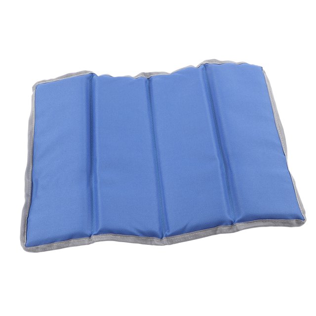 Tapis de Camping Pliant, Coussin de Sol Portable Réutilisable en Coton Perlé Imperméable pour Pique-Nique Plage, 13.8 X 11 Pouces