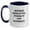 White/Navy, variant on Executive Gifts from Friends - 'Retired Executive. Figure It Out Yourself.' Two Tone Coffee Mug for Graduation