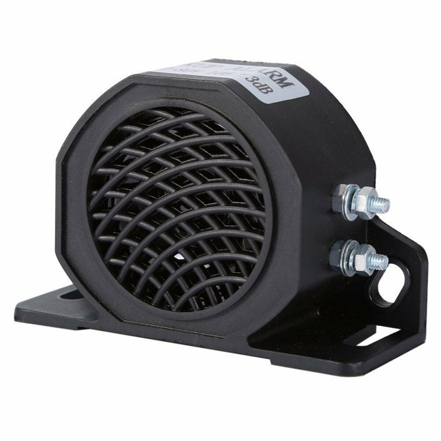 110dB Universal Car Truck Back-Up Advertencia Alarma Sounder Back-up Alarma con soporte de montaje Nylon resistente