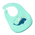 thumbnail image 4 of La Prenda Impermeable Del Babero Del Bebé Del Silicón De Los Bebés Limpia Fácilmente El Babero De Alimentación Del Silicón Para Los Bebés Niña Y Niño, 4 of 8