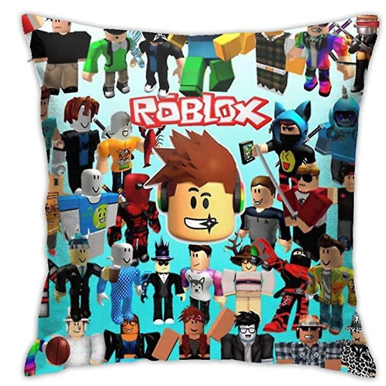 Roblox Cushion Cover Game Anime Figure Home Textile Comfortable Square Pillowcase Student Dormitory Bedding Decoration Kids Gift1pc Pillowcase