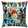 thumbnail image 1 of Roblox Cushion Cover Game Anime Figure Home Textile Comfortable Square Pillowcase Student Dormitory Bedding Decoration Kids Gift1pc Pillowcase, 1 of 1