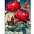 thumbnail image 1 of Cuadros Decorativos 5D bricolaje cuadrado completo taladro diamante pintura Confederate Rose Kit Home Decor (3) Wdftyju de costura negro 4 estilos, 1 of 9