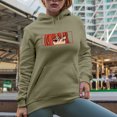 thumbnail image 2 of Anime Girl Eyes, Sand Hooded Sweatshirt or Hoodie, Small, 2 of 5