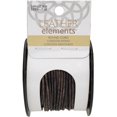 thumbnail image 2 of The Beadsmith Leather Cord – Dyed Antique Dark Brown – 2mm Spool – 25 Yards/22.86 Meters – Leather Thong Ideal for Braiding, Beading, Necklaces, Fine Lacing, Hair Accessories, 2 of 7