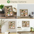 thumbnail image 3 of Excello Global Products Collage Picture Frames from Rustic Distressed Wood: Holds Five 4x6 Photos: - EGP-HD-0025 - EGP-HD-0025, 3 of 4