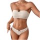 thumbnail image 1 of Trajes de Baño para Mujeres Sexy Tubo de Color Sólido Correa Superior Bikini, Traje de Baño Dividido para la Playa Y la Piscina, 1 of 9
