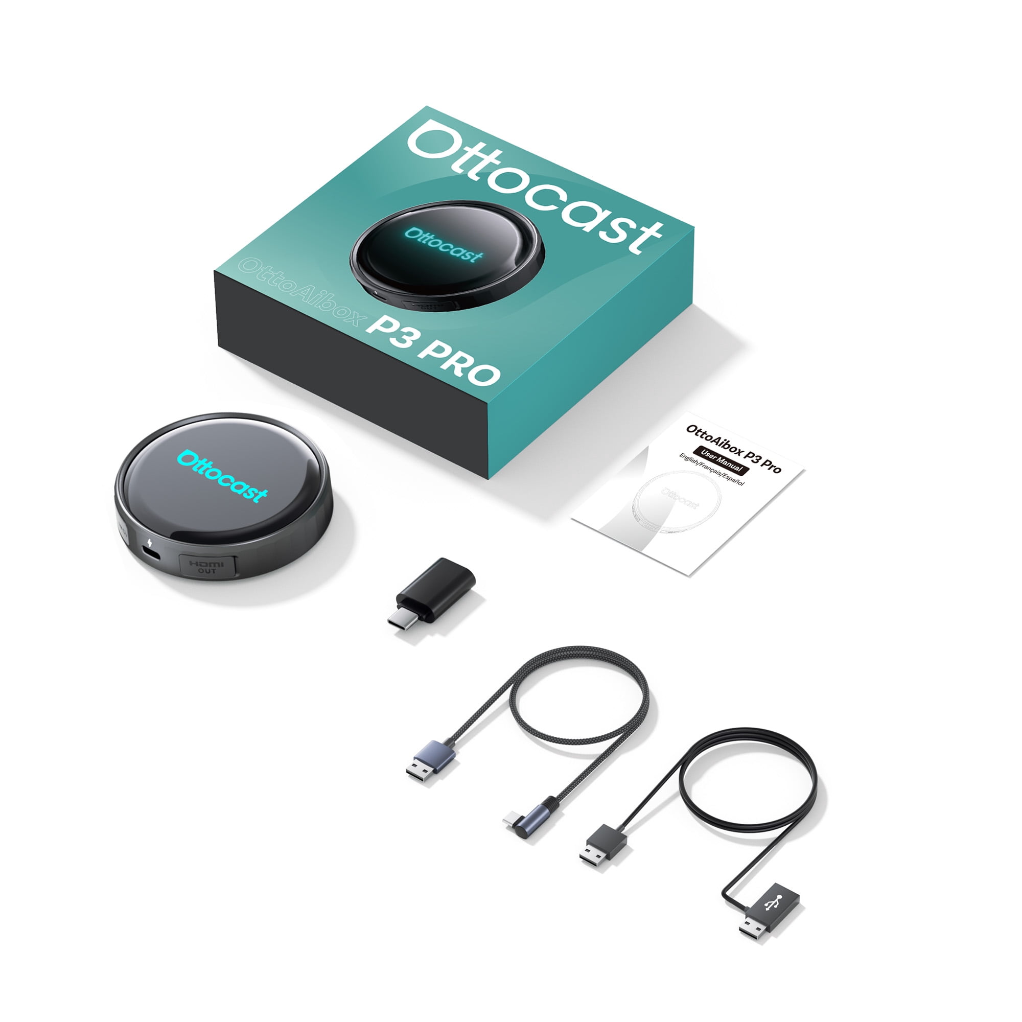 Ottocast OttoAiBox P3 PCS46 自動車、オートバイ カーオーディオ