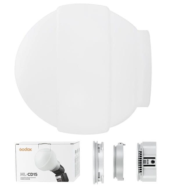 Kit difusor de flash Godox ML-CD15 para velocidad redonda y cuadrada