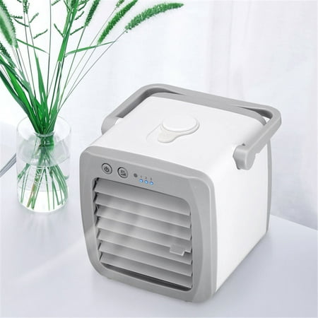 

TureClos Air Cooler Portable Mini USB Air Conditioner 150ml 3 Speed Cooling Fan Humidifier for Home Office