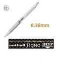 thumbnail image 2 of Uni-ball Signo 307 Retractable Gel Ink Pen, Ultra Micro Point 0.38mm, Blue Ink, UMN-307-38, Value Set of 5, 2 of 3