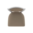 thumbnail image 3 of 870 Hadleigh 30" Swivel Bar Stool with Anodized Nickel Finish and Canter Earth Seat and Back, 3 of 5