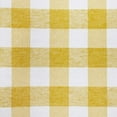 thumbnail image 2 of Woven Trends Farmhouse Curtains, Buffalo Plaid Curtain Shades, Gathered Swag Set, Classic Country Plaid Gingham Checkered Design, Farmhouse Decor, 72" x 63" Gathered Swag Pair (2-Pack), Yellow, 2 of 7