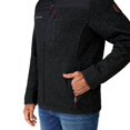 thumbnail image 6 of Free Country Men's Frore Knit Fleece Jacket Black Heather S, 6 of 6