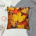 thumbnail image 2 of COMIO Hello Fall Maple Leaf Pillow Covers, Autumn Thanksgiving Harvest Seasonal Pillowcases,Autumn Gifts,Fall Themed Decorate Home Farmhouse,Fall Outdoor Pillow Covers, 2 of 5