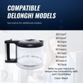 thumbnail image 3 of Jarra de café de vidrio de repuesto para cafetera Delonghi, 3 of 5