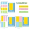 CCOCC 2026 New 780Pcs Waterproof Colored Label Stickers,3 Sizes ...