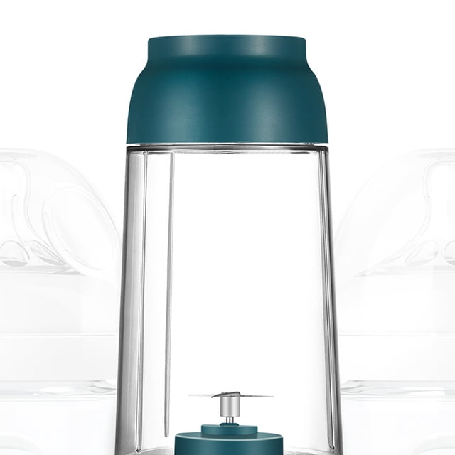 Licuadora portátil, vaso exprimidor recargable de 10 oz para batidos (verde) Ndcxsfigh Libre de BPA
