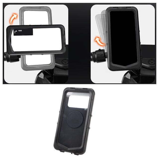Soporte Para Teléfono Para Manillar De Bicicleta Resistente Al Agua, Soporte Para Teléfono Para Bicicleta Impermeable, Soporte Resistente A Vibraciones Para Electricidad Con