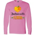 thumbnail image 3 of Inktastic Jacksonville Florida Orange in Heart Long Sleeve T-Shirt, 3 of 5