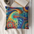 thumbnail image 3 of Throw Pillow Covers Art Boho Pillowslip Square Sofa CuteCushion Cases Pillowcases, 3 of 5